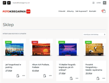 Tablet Screenshot of fotoksiegarnia.com